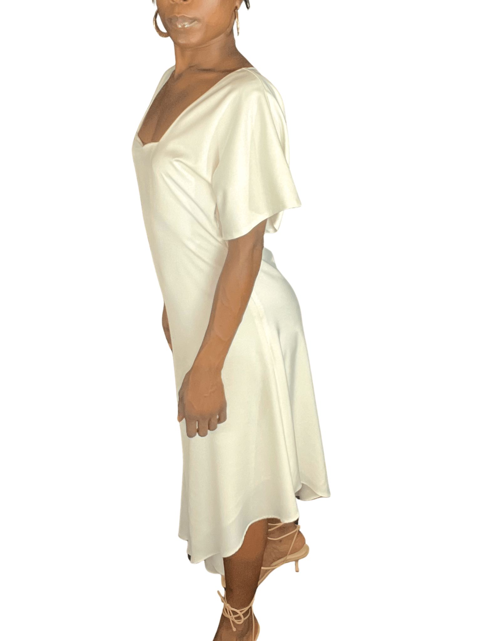 White Step - In Dress - The Nicole - Tayan Dress Co.