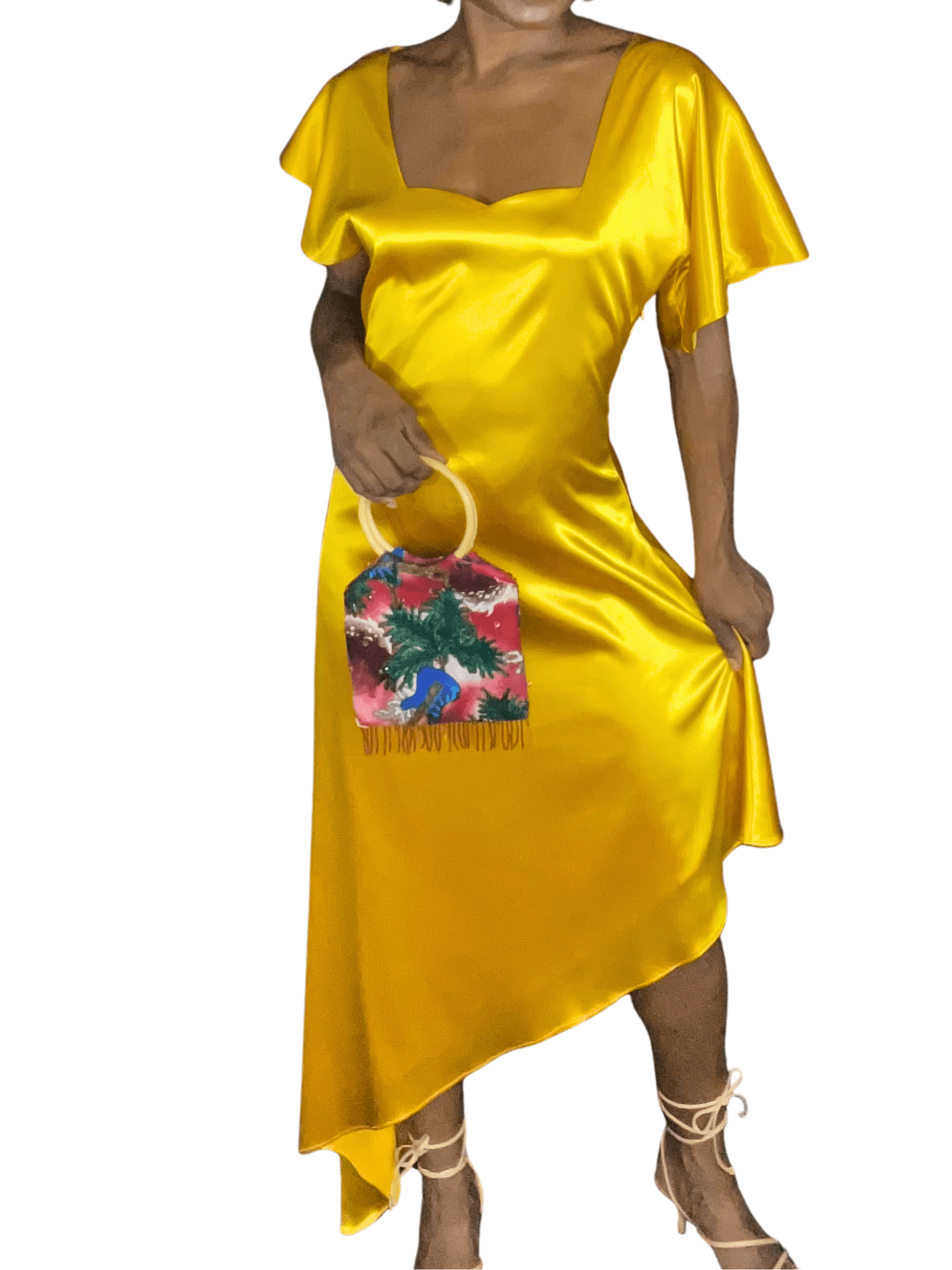 Gold Step - In Dress - The Nicole - Tayan Dress Co.