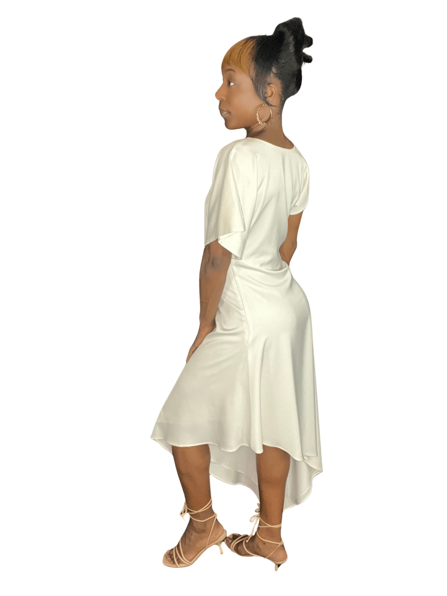 White Step - In Dress - The Nicole - Tayan Dress Co.