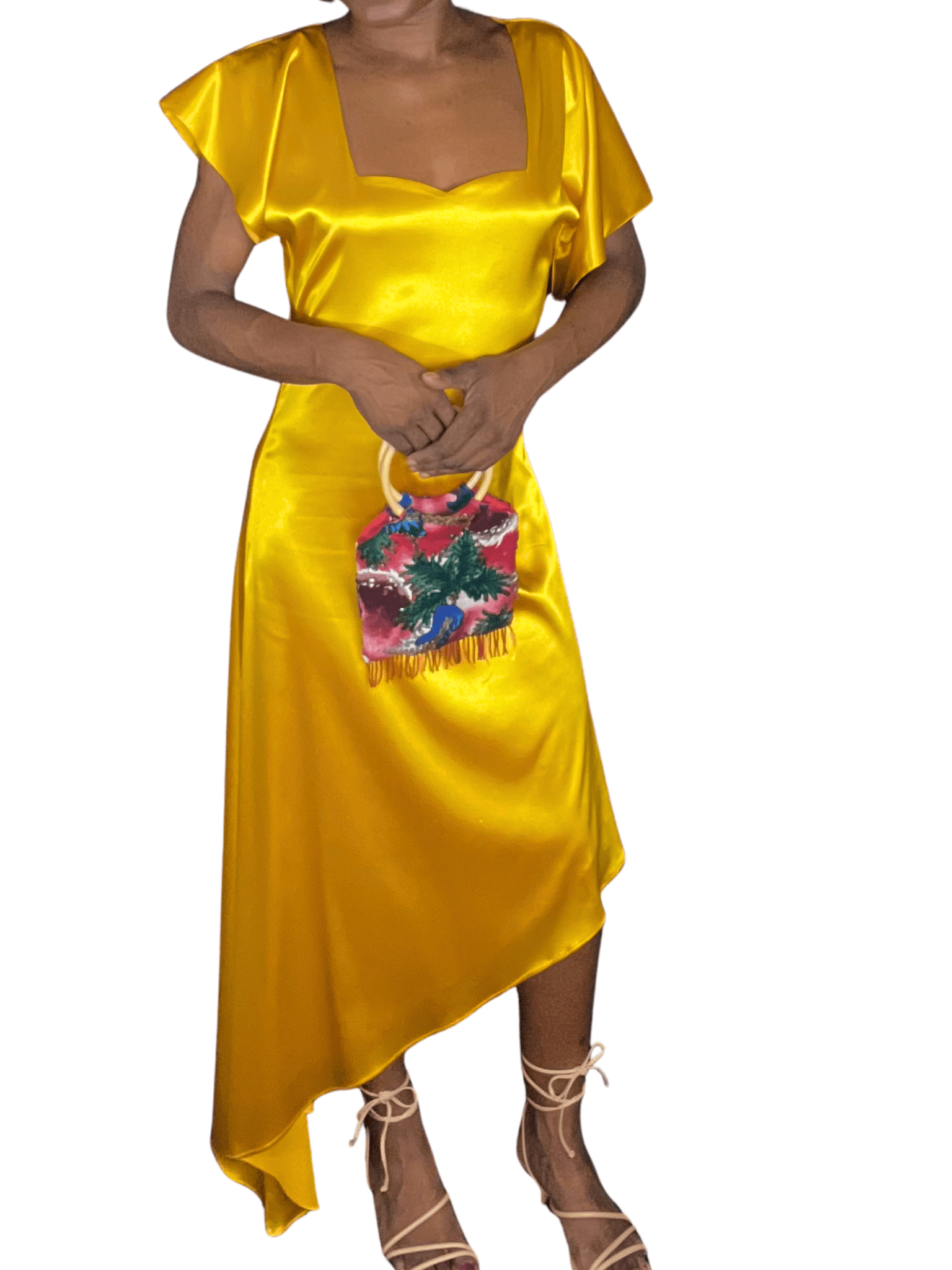 Gold Step - In Dress - The Nicole - Tayan Dress Co.