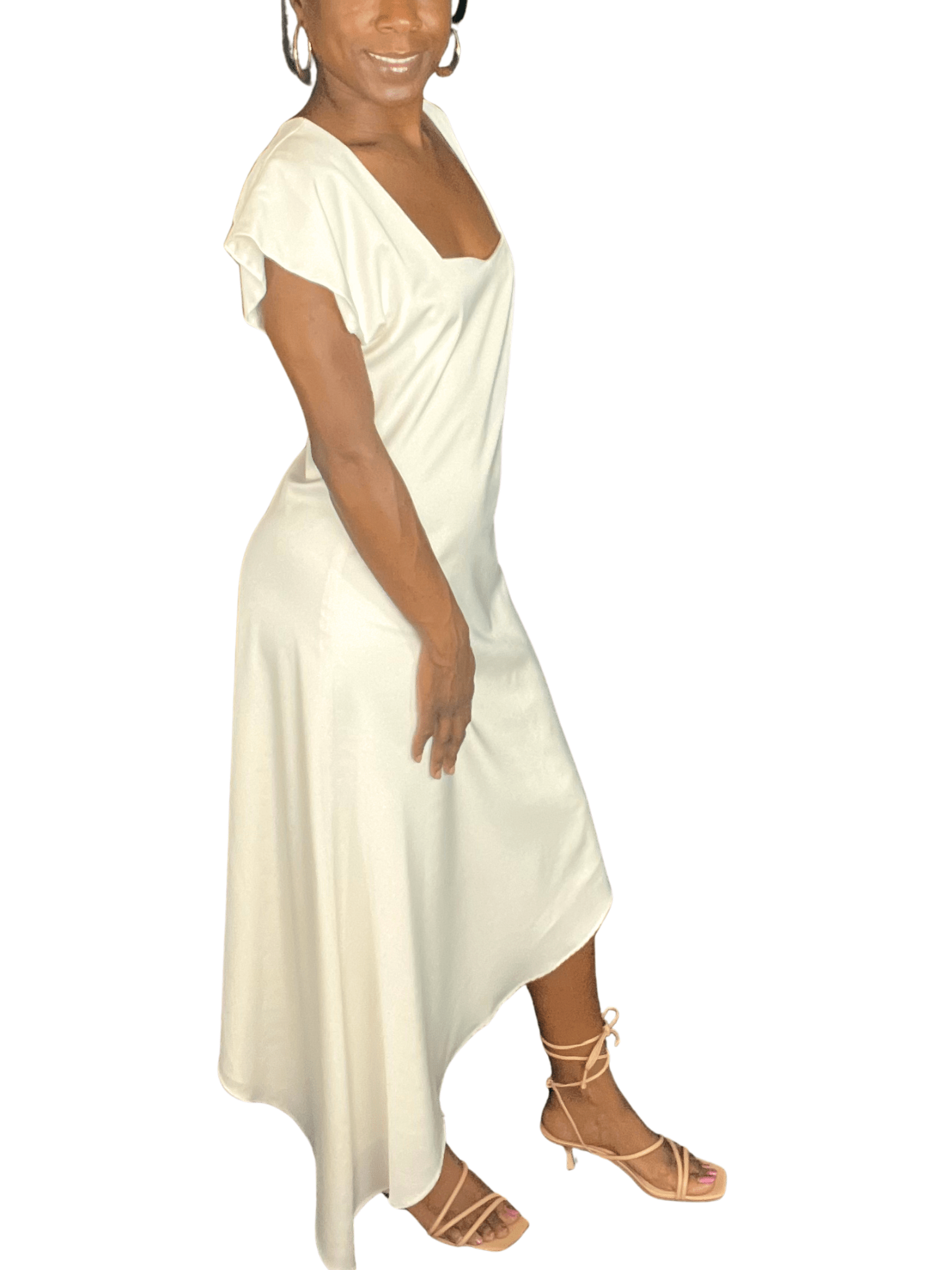 White Step - In Dress - The Nicole - Tayan Dress Co.