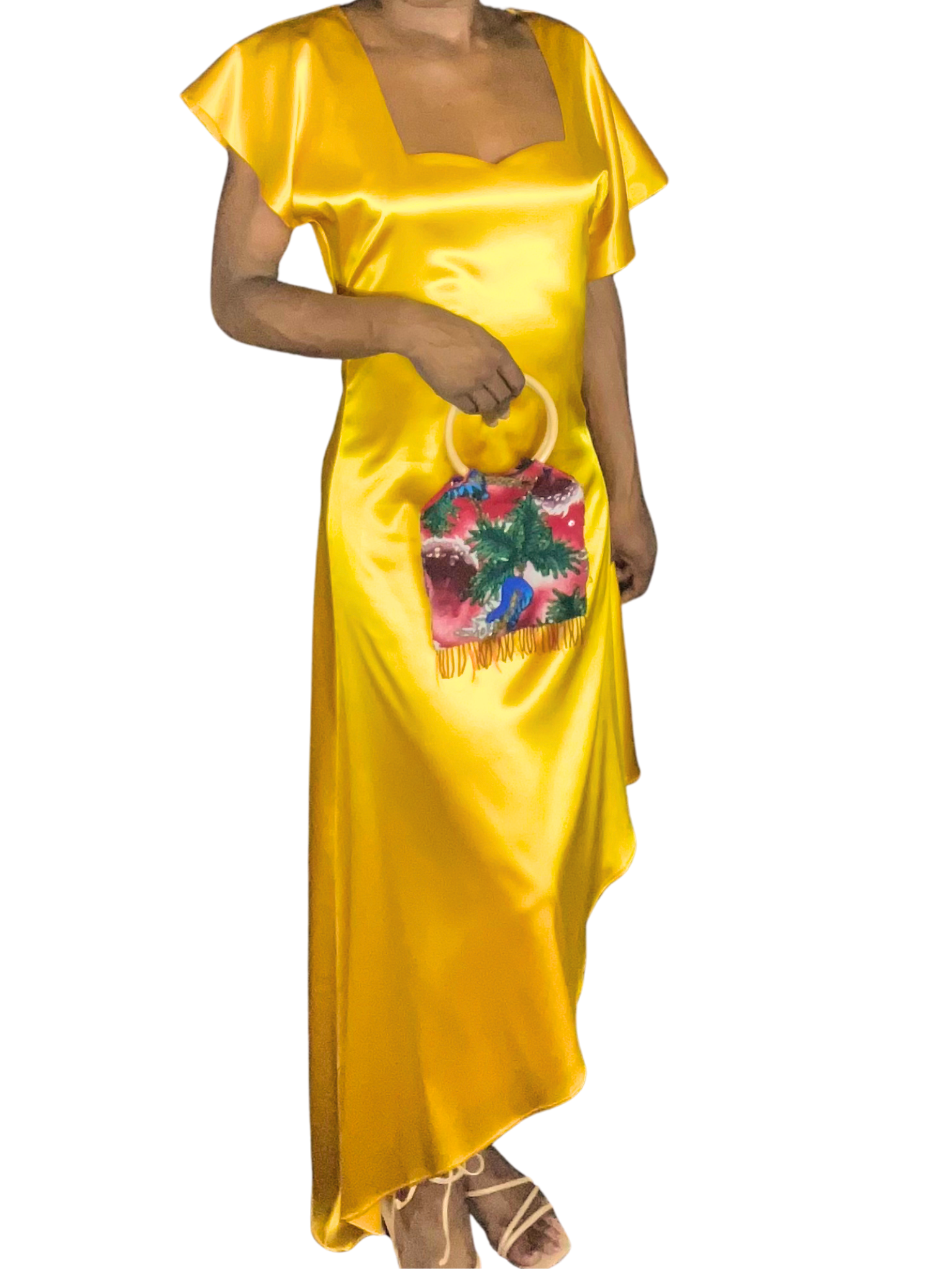 Gold Step-In Dress - TNT Dress Co