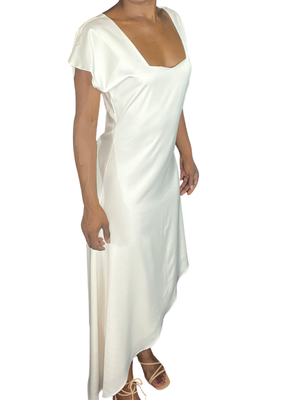 White Step-In Dress - TNT Dress Co