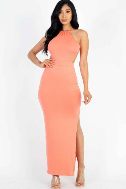 Back Tie Maxi Dress