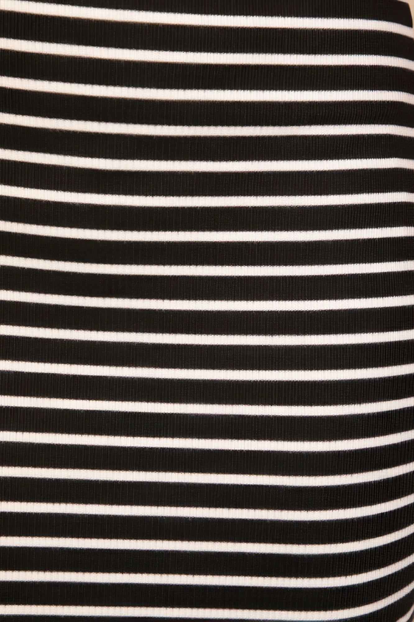 Rib Knit Striped Maxi Dress