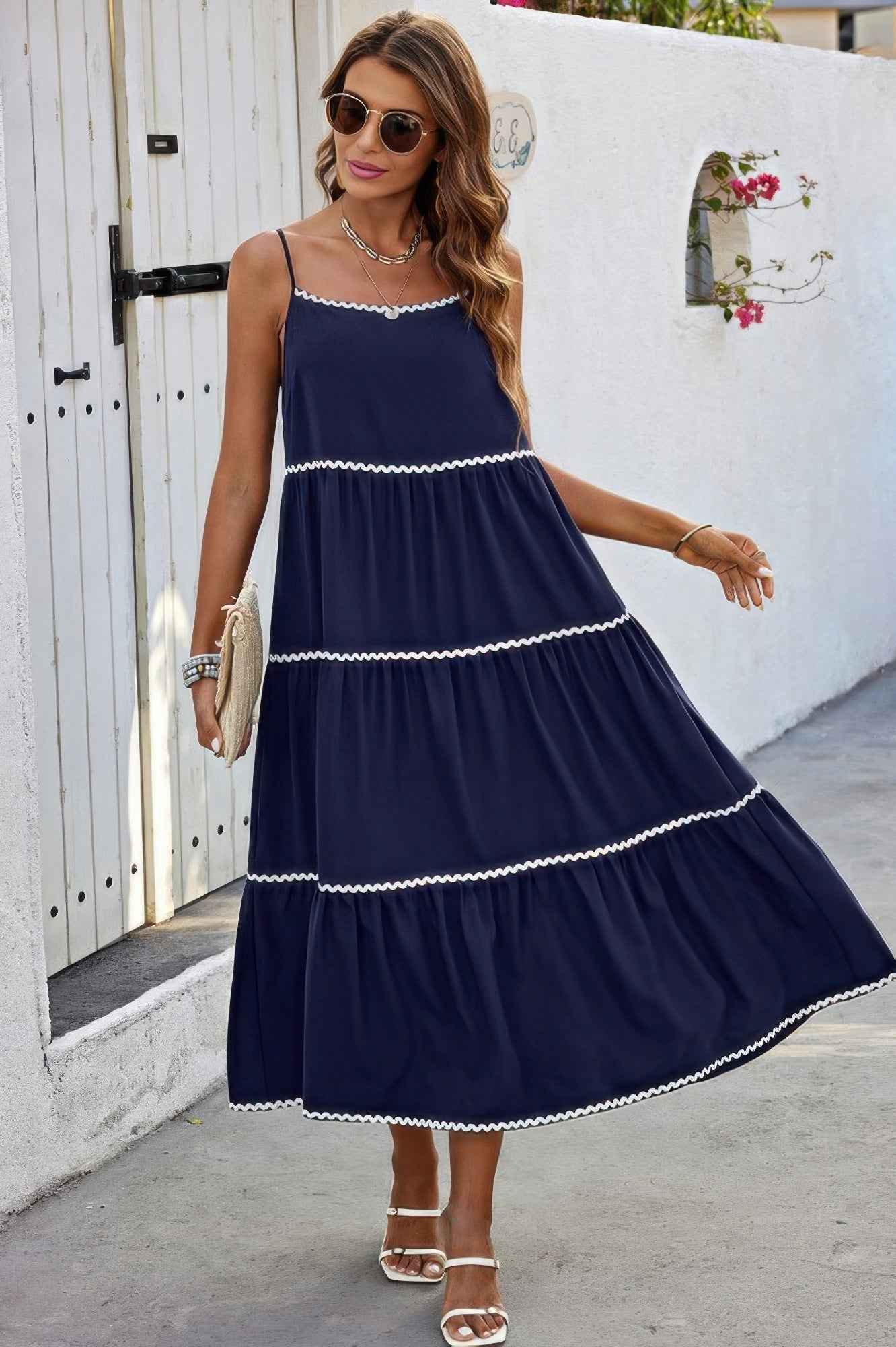Spaghetti Strap Sleeveless Dress