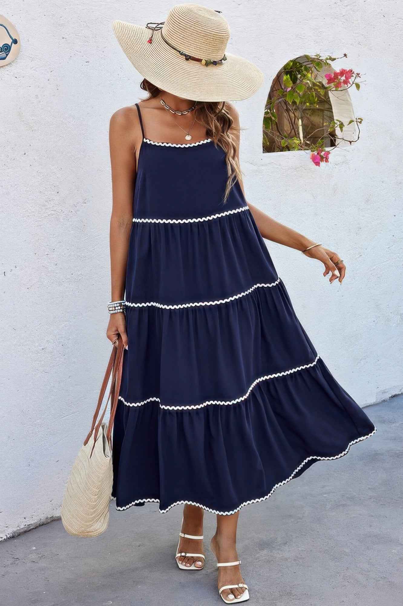 Spaghetti Strap Sleeveless Dress