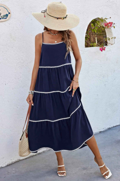 Spaghetti Strap Sleeveless Dress