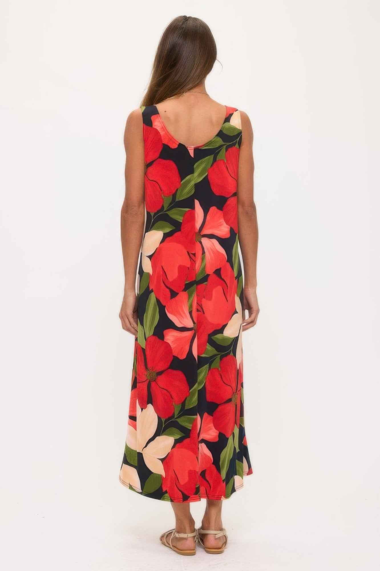 Short Sleeve Tank Long Dress