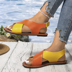 Crisscross Strap Sandals - The Nicole - Tayan Dress Co.