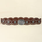 Oval Buckle PU Leather Belt - TNT Dress Co.