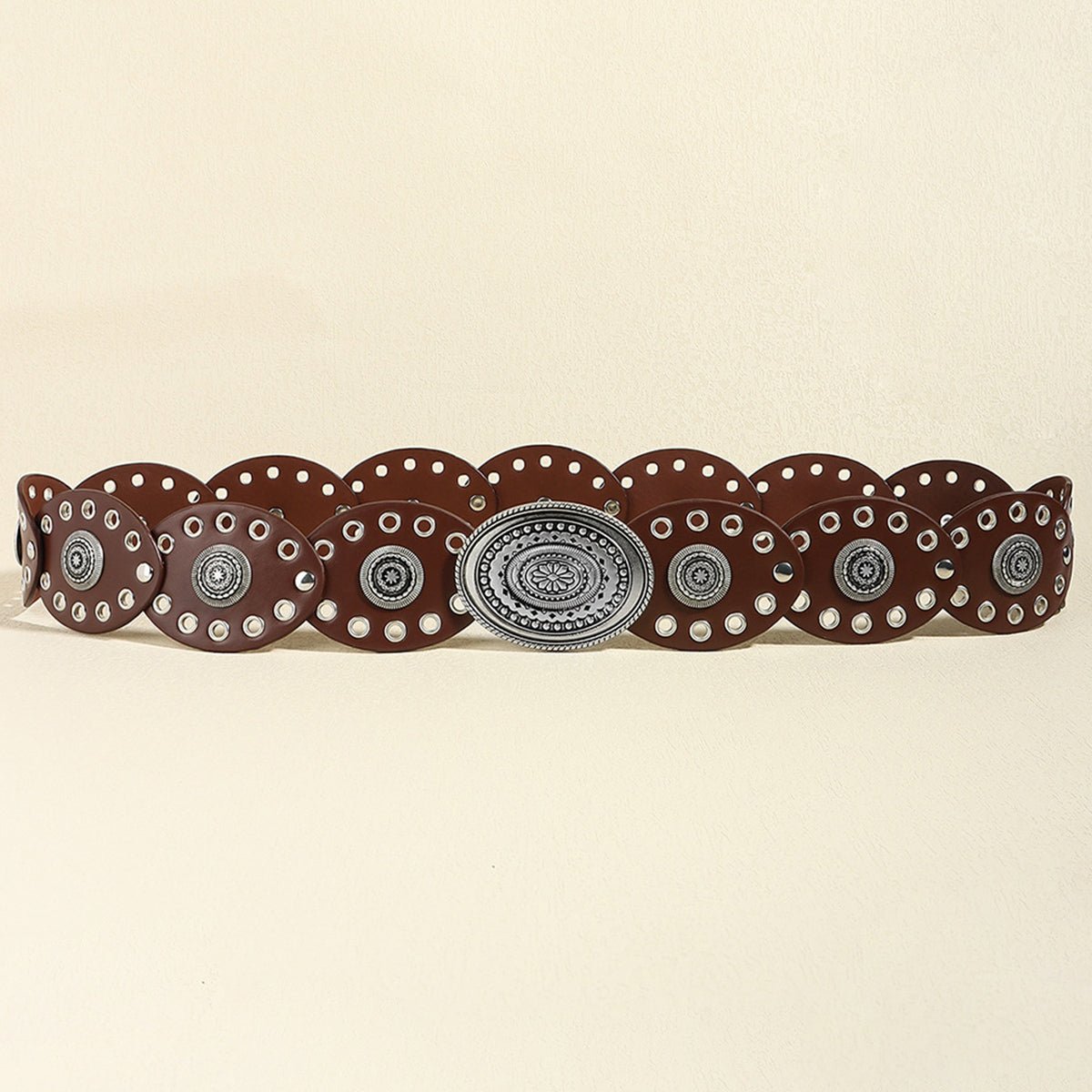 Oval Buckle PU Leather Belt - TNT Dress Co.