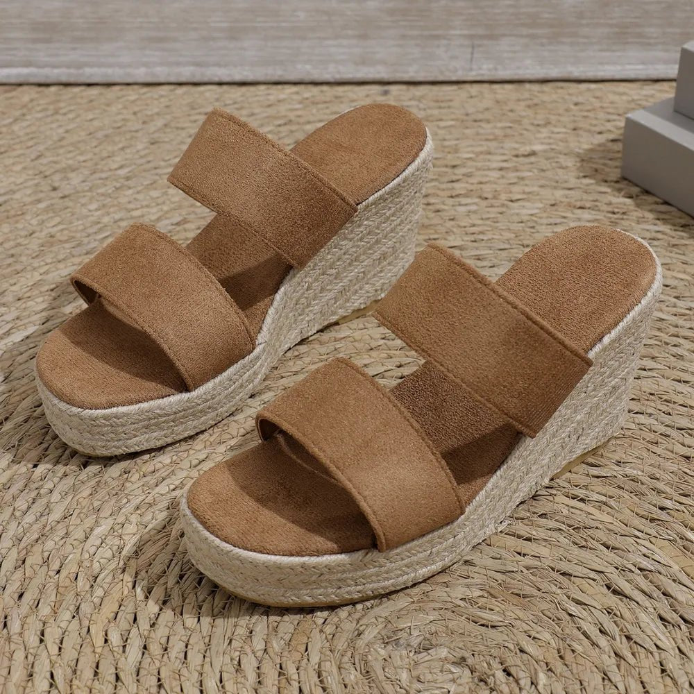 Platform Wedge Sandals - The Nicole - Tayan Dress Co.