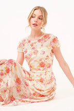 The Fish - Net Floral Printed Midi Dress - TNT Dress Co.