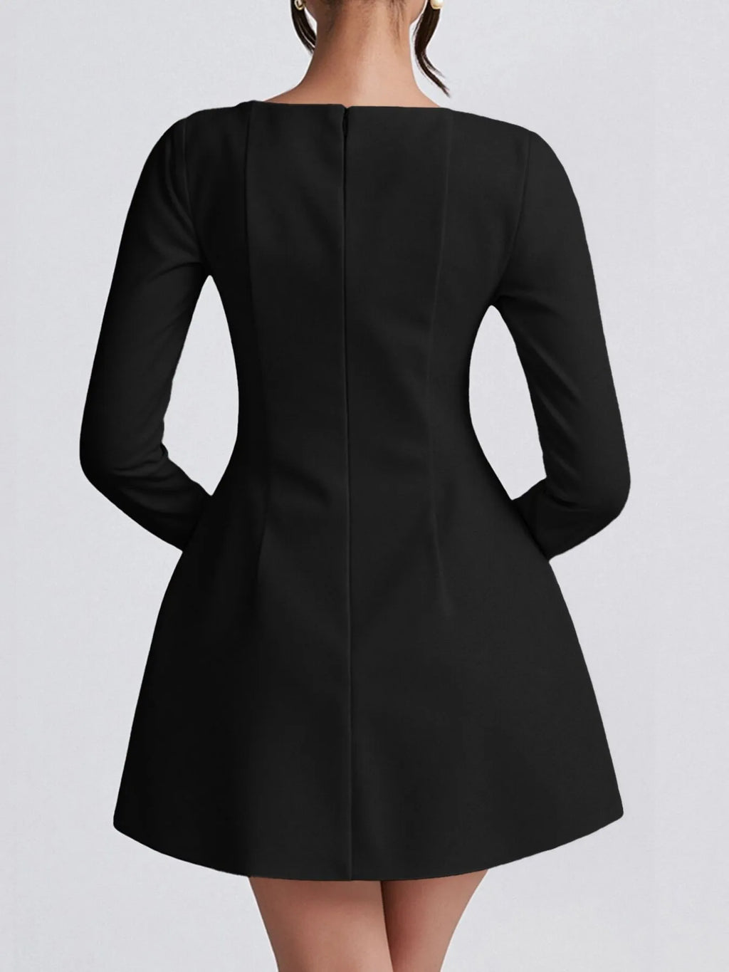 Long Sleeve Mini Dress - The Nicole - Tayan Dress Co.