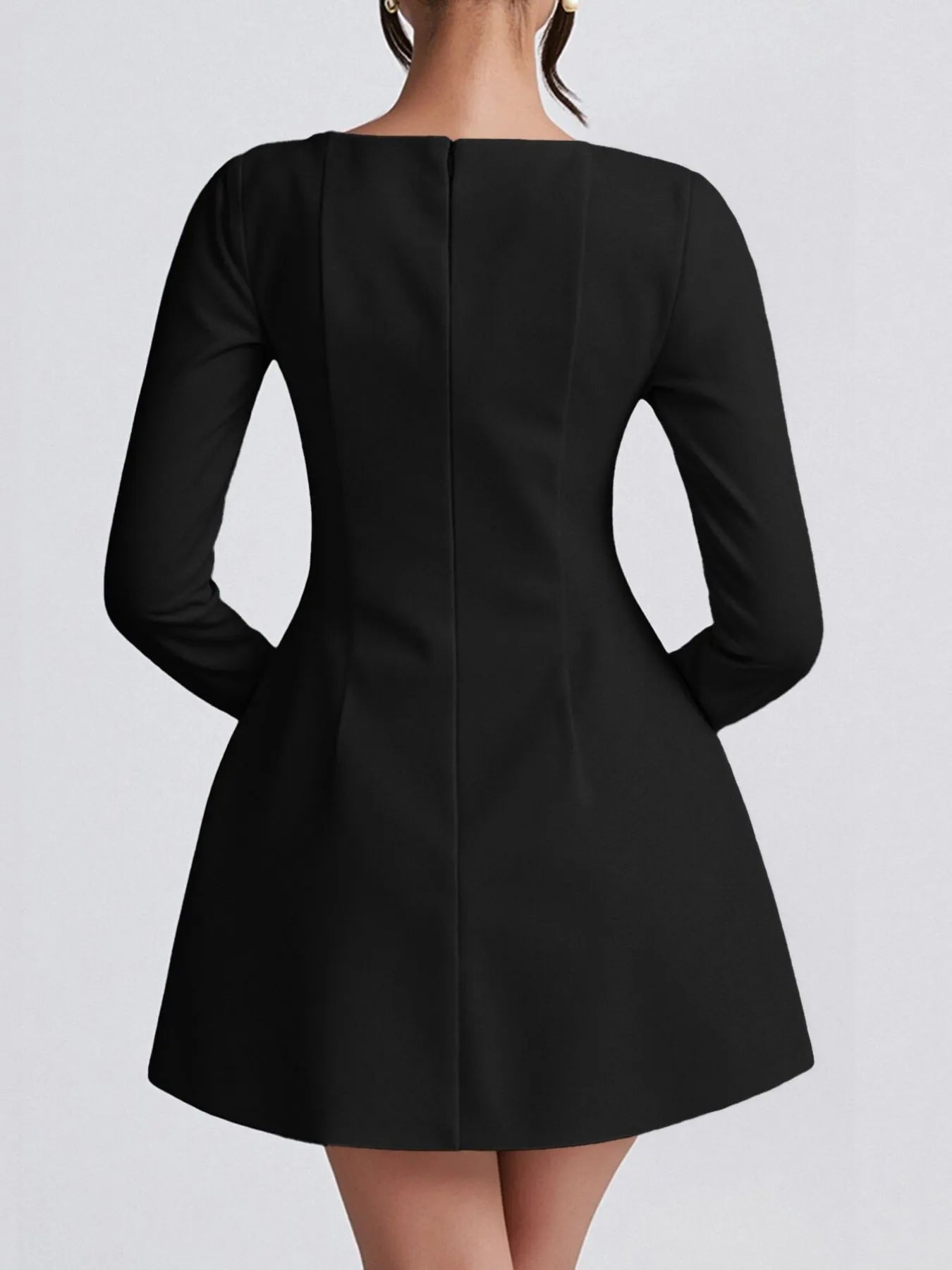 Long Sleeve Mini Dress - The Nicole - Tayan Dress Co.