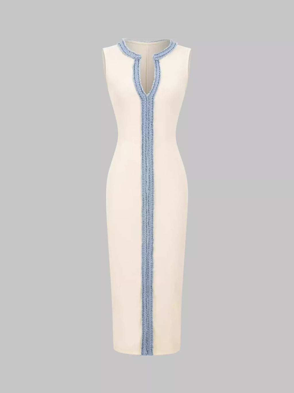 Sleeveless Dress with Slit - The Nicole - Tayan Dress Co.