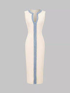 Sleeveless Dress with Slit - The Nicole - Tayan Dress Co.