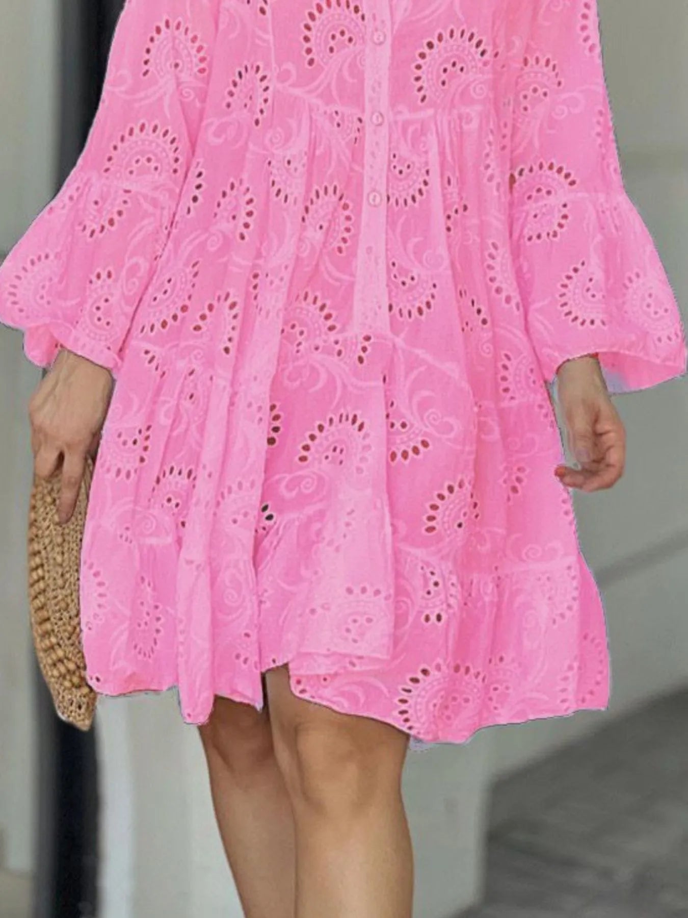 Ruffled Hem Dress - The Nicole - Tayan Dress Co.