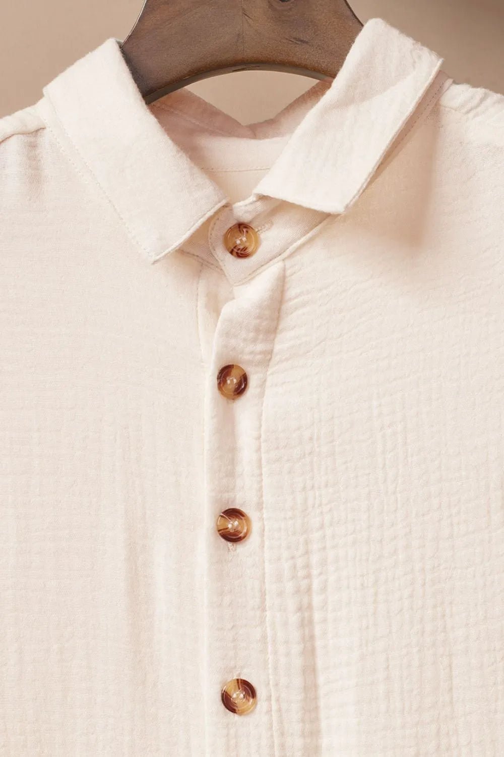 Button Down Short Sleeve Shirt Dress - TNT Dress Co.