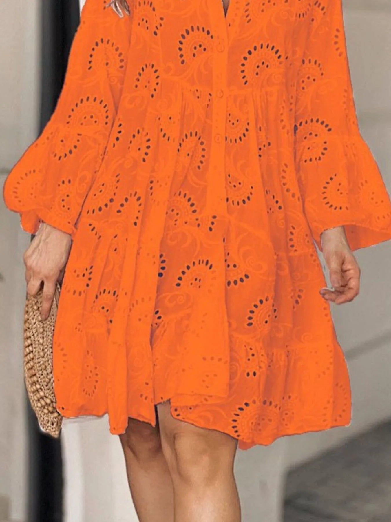 Ruffled Hem Dress - The Nicole - Tayan Dress Co.