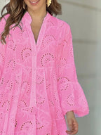 Ruffled Hem Dress - The Nicole - Tayan Dress Co.