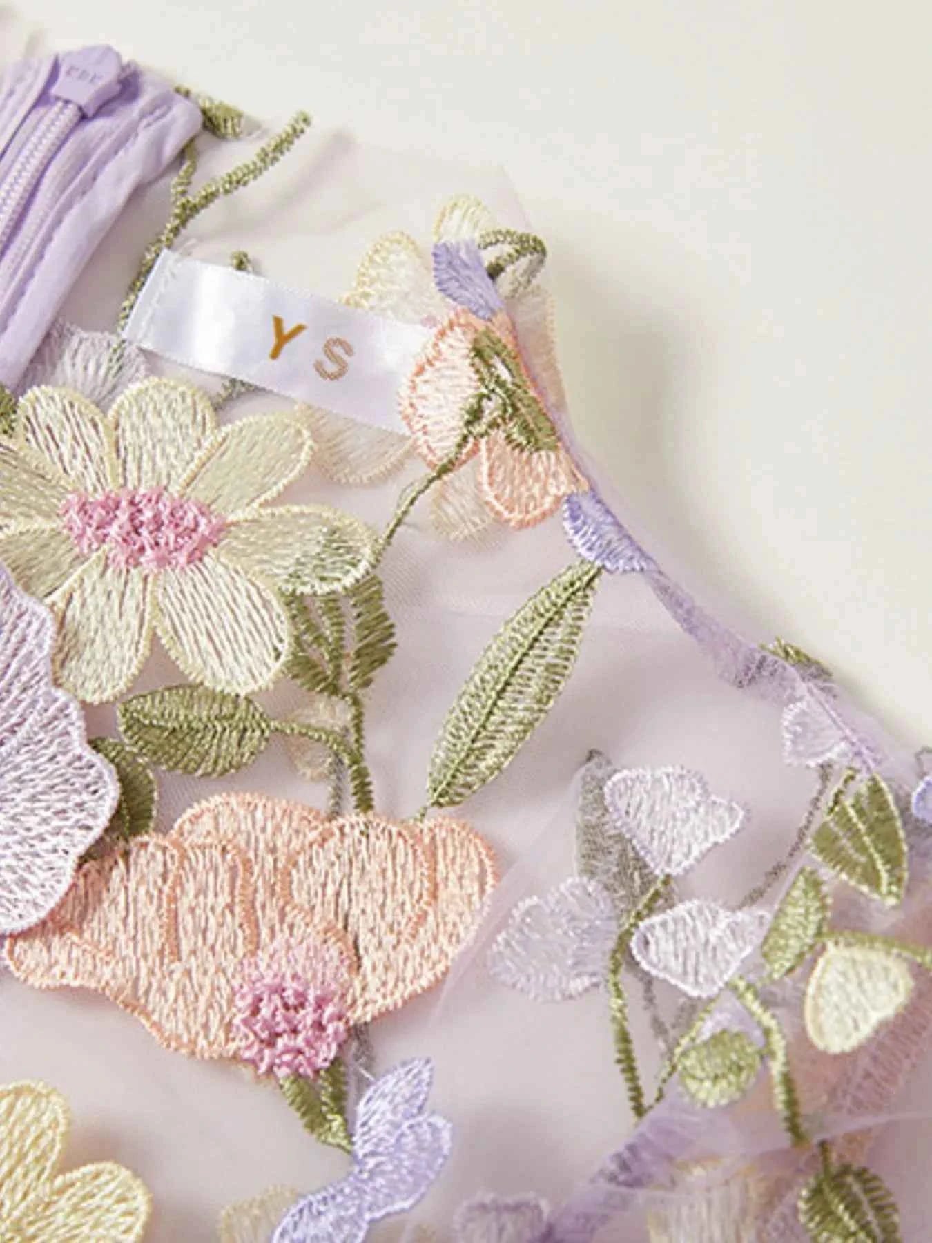 Floral Embroidered Dress