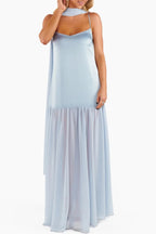 Adjustable Strap Maxi Cami Dress with Scarf - TNT Dress Co.