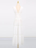 V - Neck Sleeveless Maxi Dress - The Nicole - Tayan Dress Co.