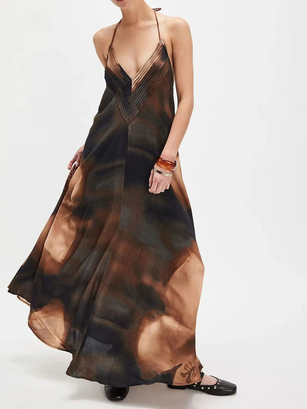 Halter Neck Maxi Dress - The Nicole - Tayan Dress Co.