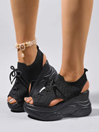 Platform Wedge Sandals - The Nicole - Tayan Dress Co.