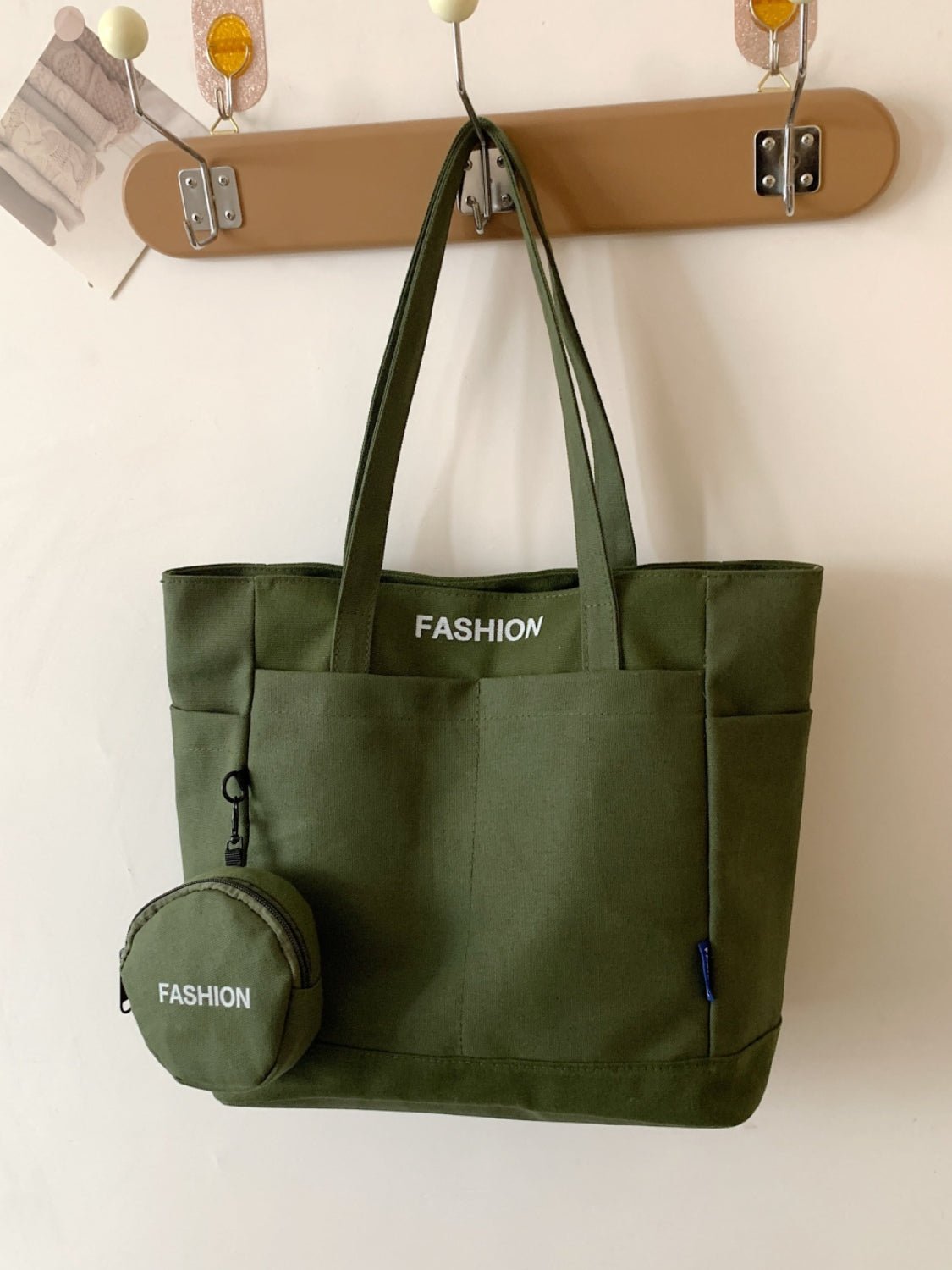 Canvas Tote Bag with Pouch - TNT Dress Co.