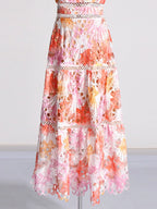 Ruffled Midi Dress - The Nicole - Tayan Dress Co.