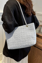 Polyester Texture Chain Tote bag - TNT Dress Co.