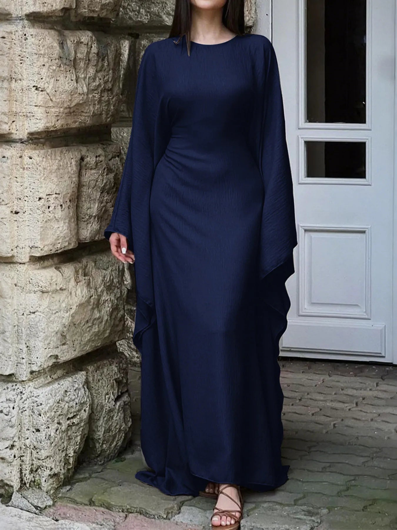 Maxi Dress with Sleeves - The Nicole - Tayan Dress Co.