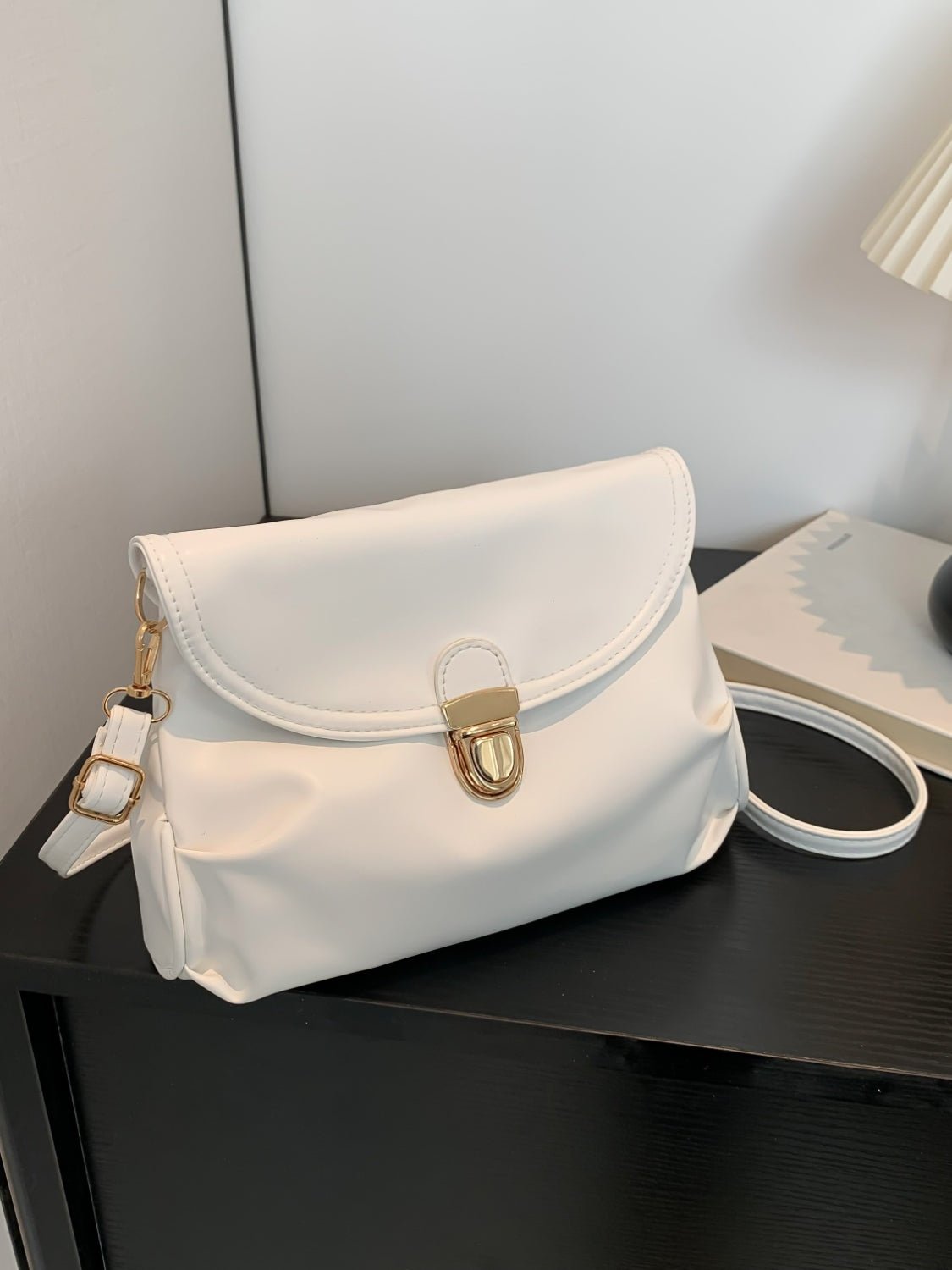 PU Leather Adjustable Strap Crossbody Bag - TNT Dress Co.