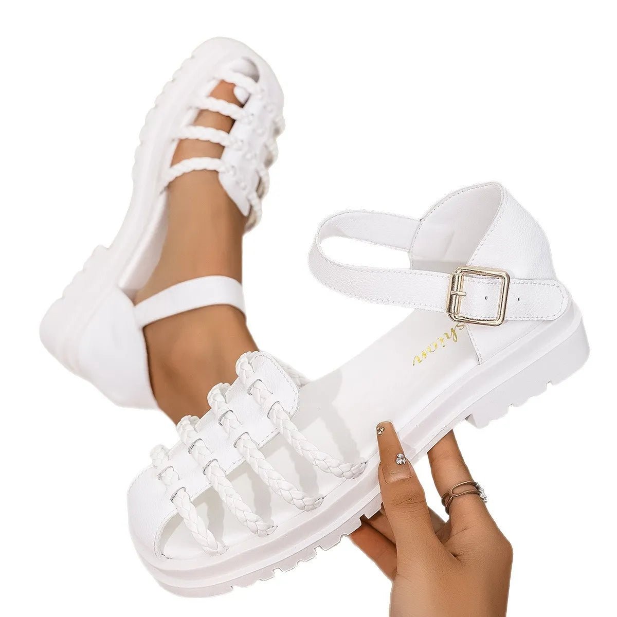 Ankle Strap Sandals - The Nicole - Tayan Dress Co.