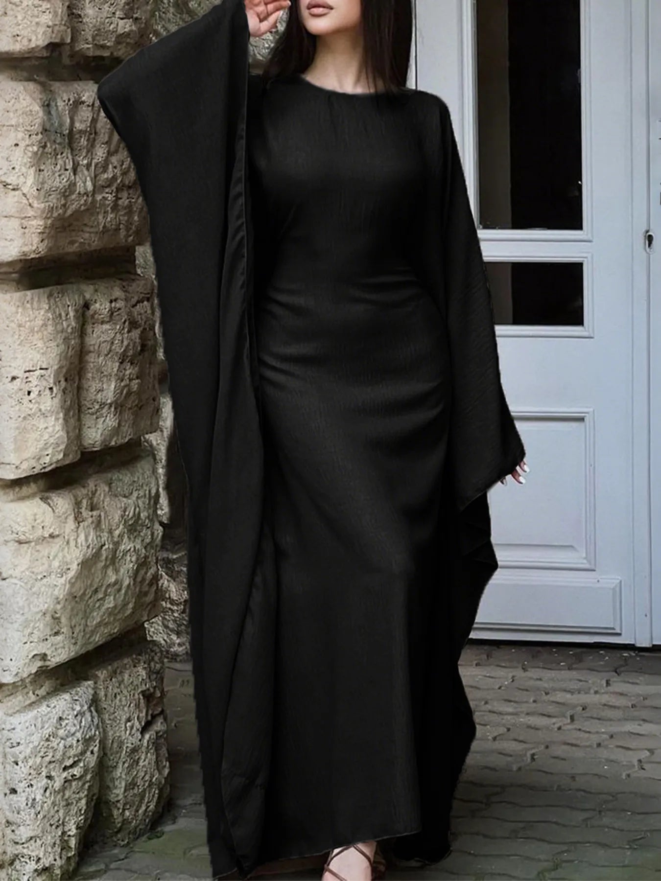 Maxi Dress with Sleeves - The Nicole - Tayan Dress Co.
