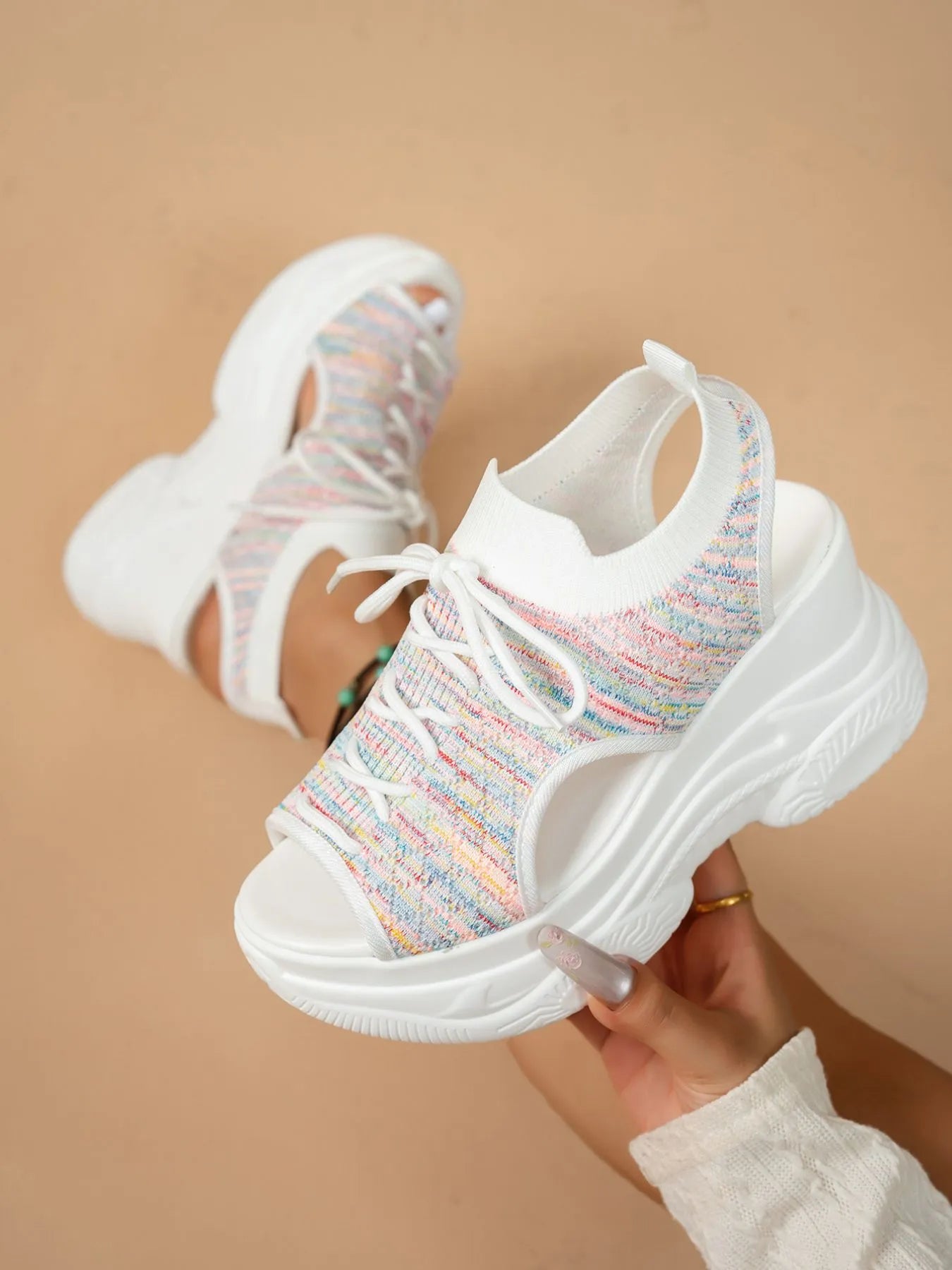 Platform Wedge Sandals - The Nicole - Tayan Dress Co.