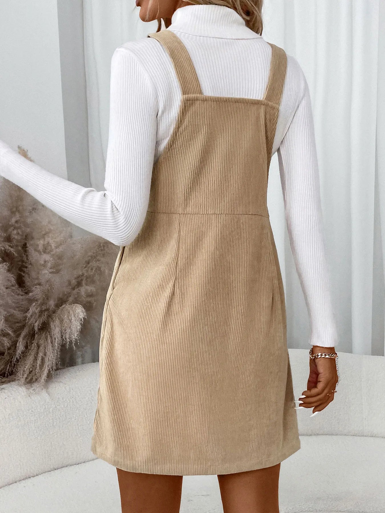 Overall Dress with Pocket - The Nicole - Tayan Dress Co.