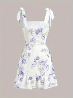 Ruffled Tie - Strap Mini Dress - The Nicole - Tayan Dress Co.