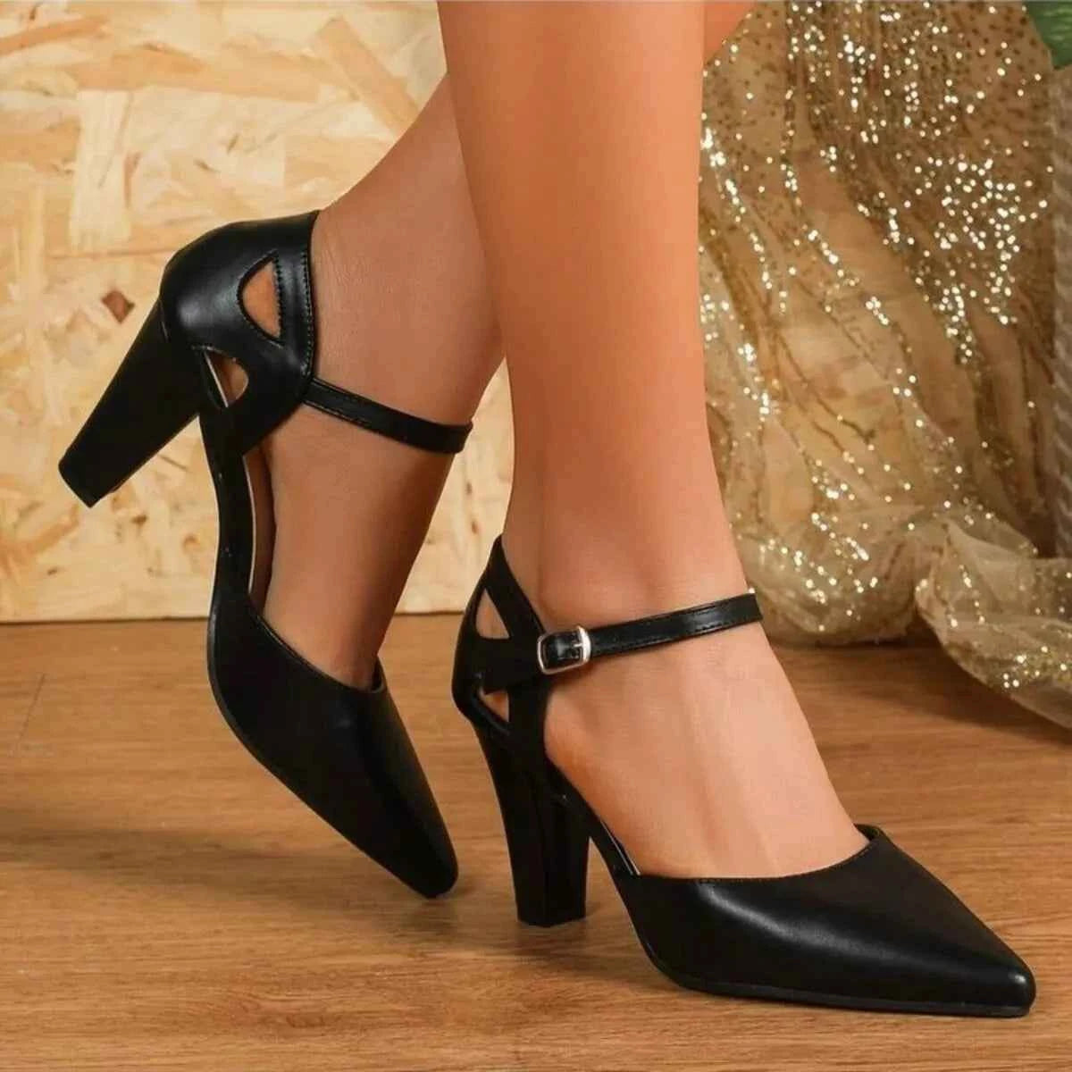 Block Heel Pumps
