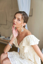 ADORA Tie Back V - Neck Ruffle Sleeve Dress - TNT Dress Co.