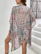 Floral Print Open Front Cover Up - TNT Dress Co.