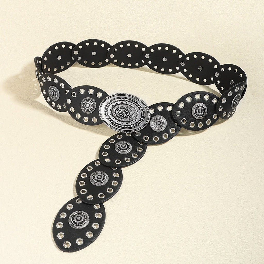 Oval Buckle PU Leather Belt - TNT Dress Co.