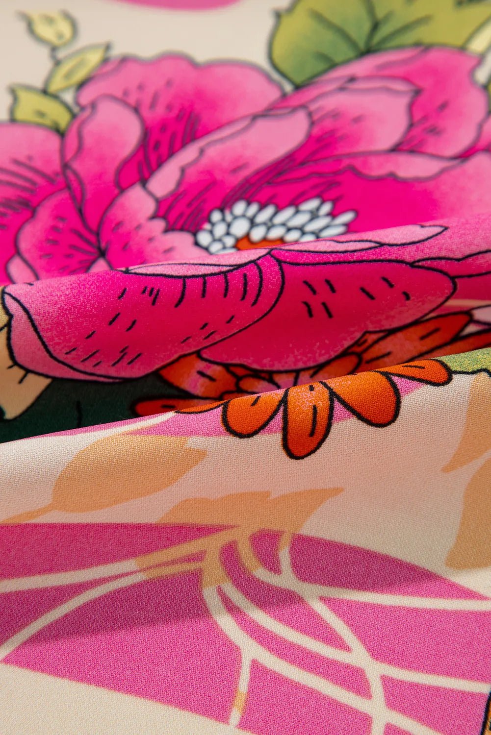 Printed Open Front Cover Up - TNT Dress Co.