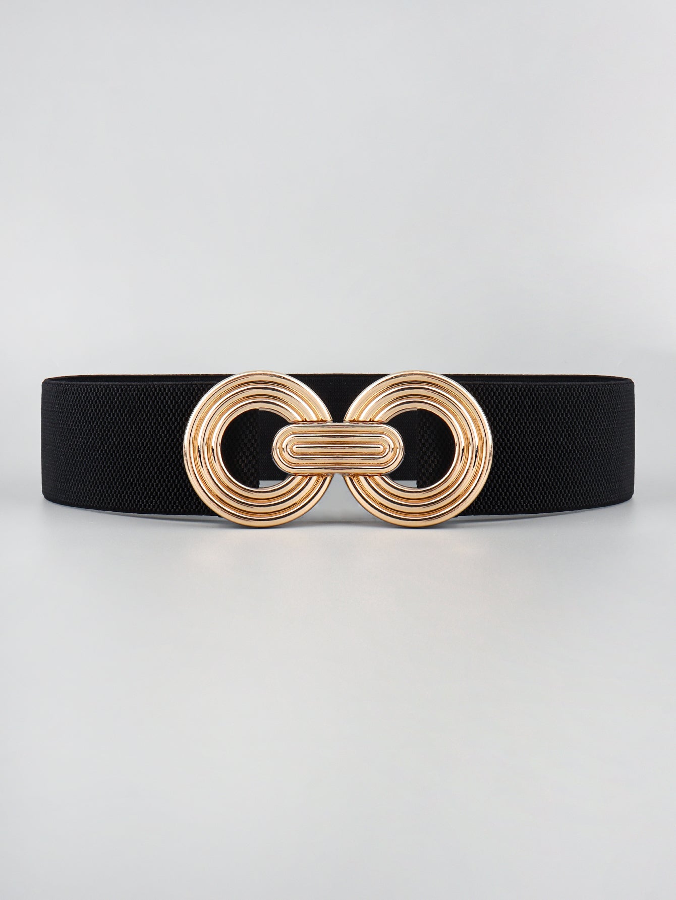 Geometric Buckle Elastic Wide Belt - TNT Trends 