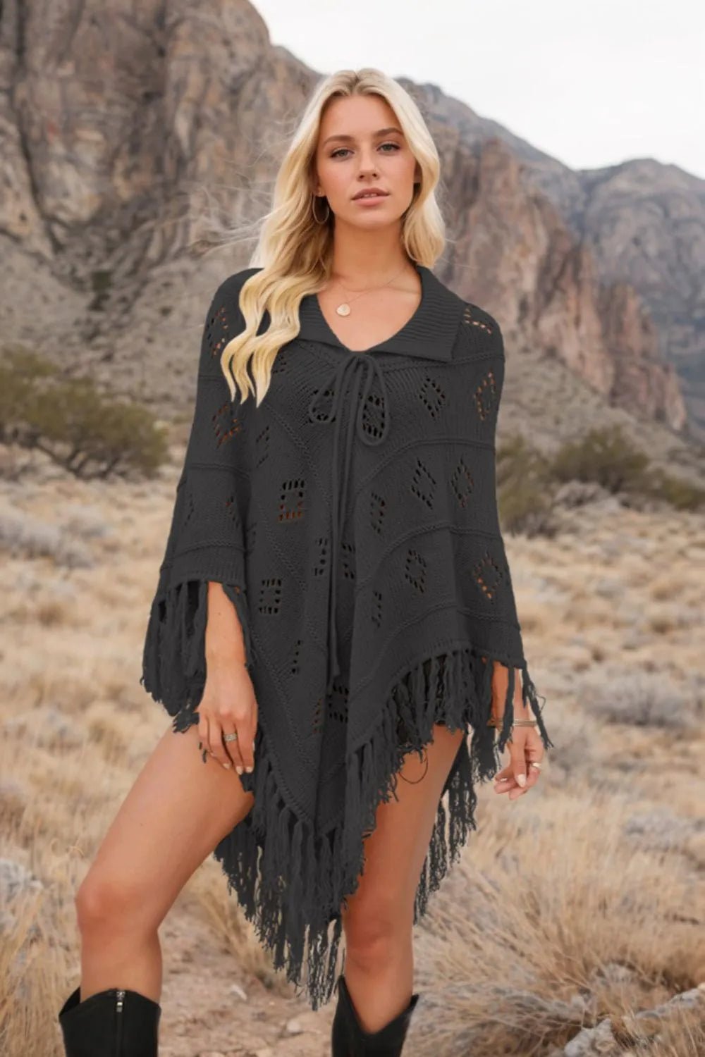 Tassel Hem Cover Up - The Nicole - Tayan Dress Co.