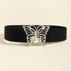 Butterfly Design Alloy Buckle Elastic Waist Belt - TNT Dress Co.