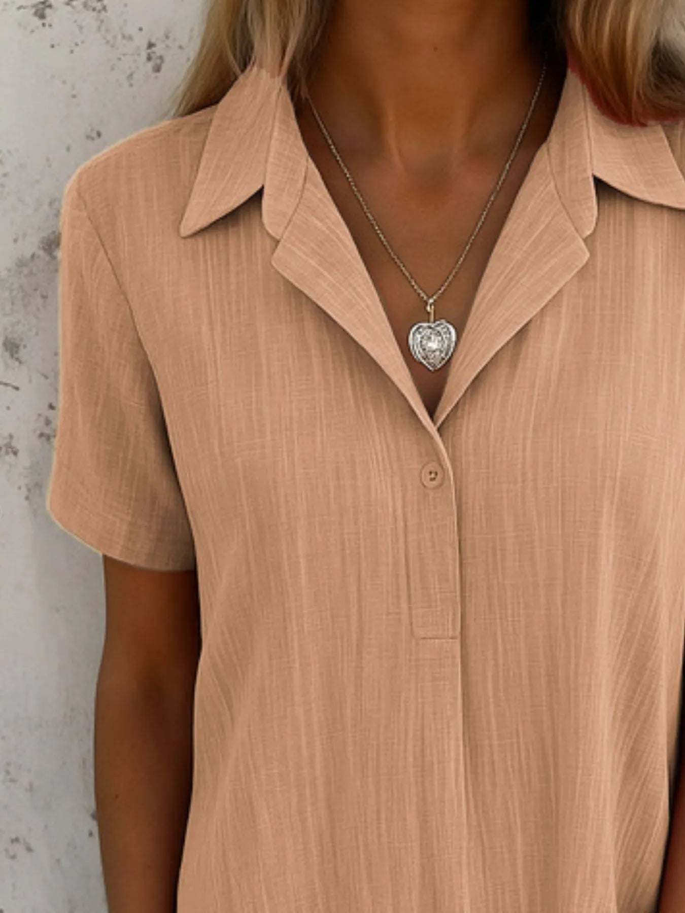 Short Sleeve Shirt Dress with Collar - The Nicole - Tayan Dress Co.